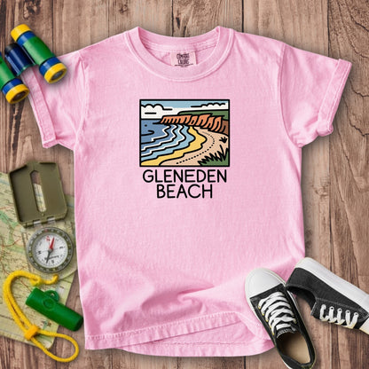 Gleneden Beach Kids Cotton T-Shirt