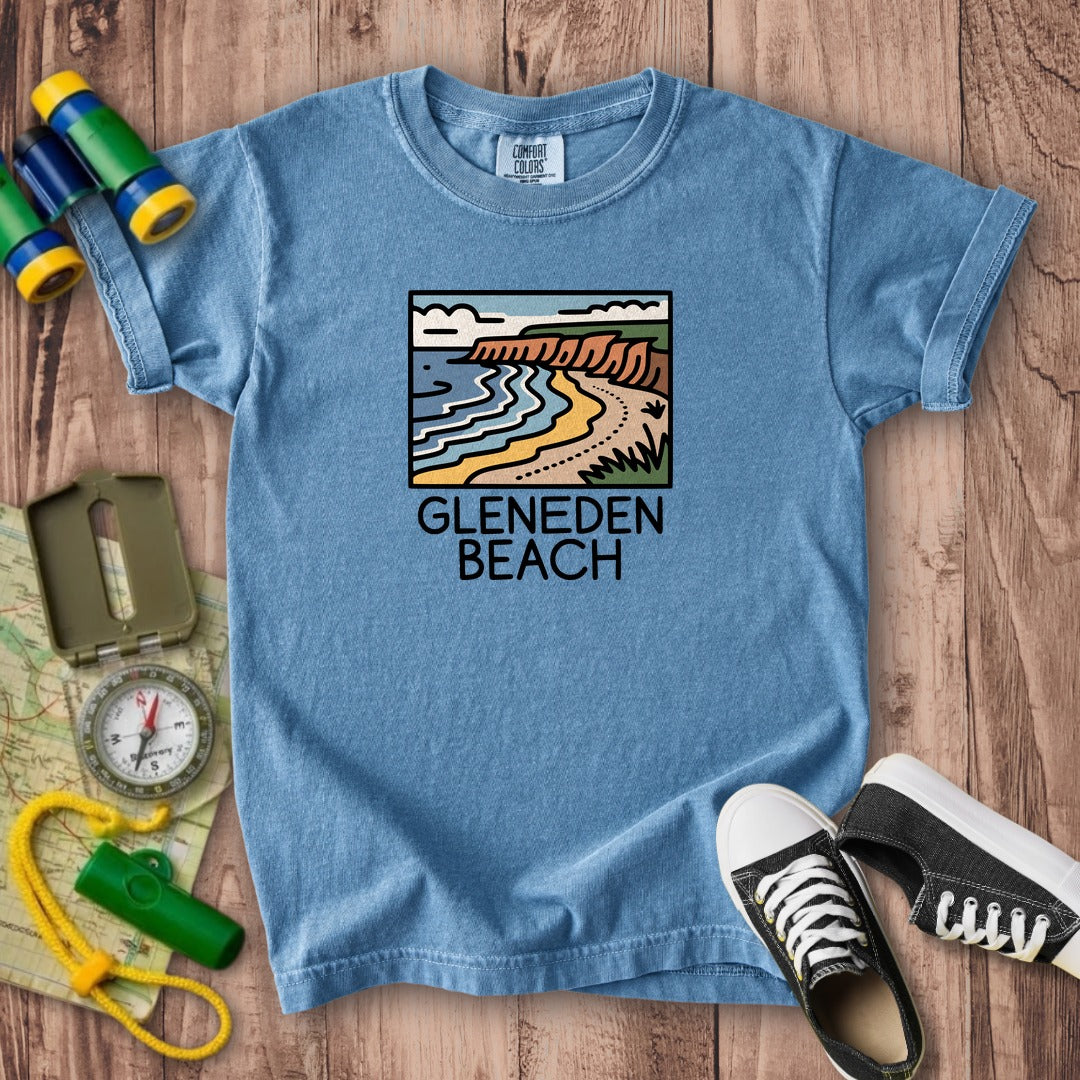 Gleneden Beach Kids Cotton T-Shirt