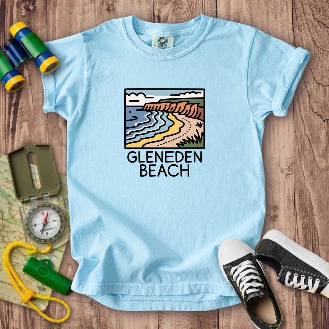 Gleneden Beach Kids Cotton T-Shirt