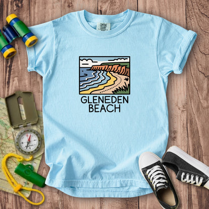 Gleneden Beach Kids Cotton T-Shirt