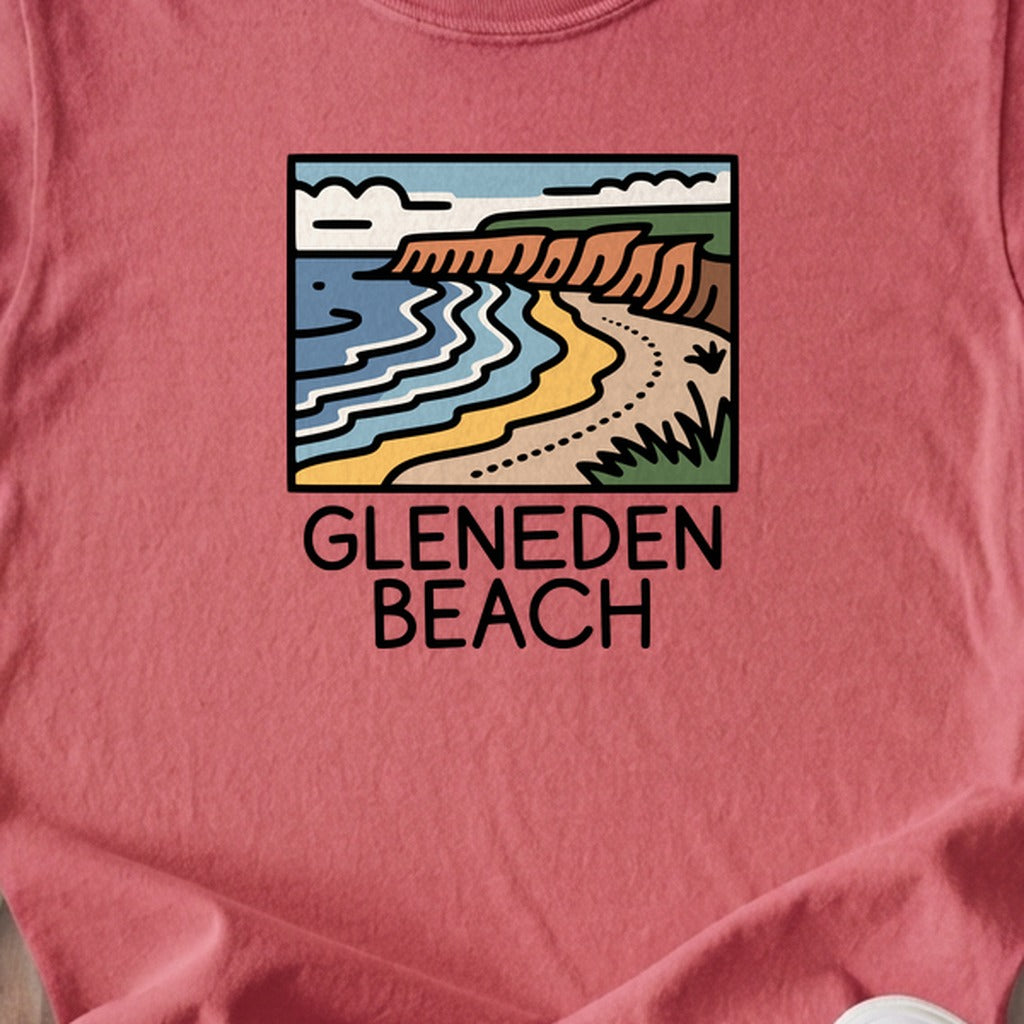 Gleneden Beach Kids Cotton T-Shirt