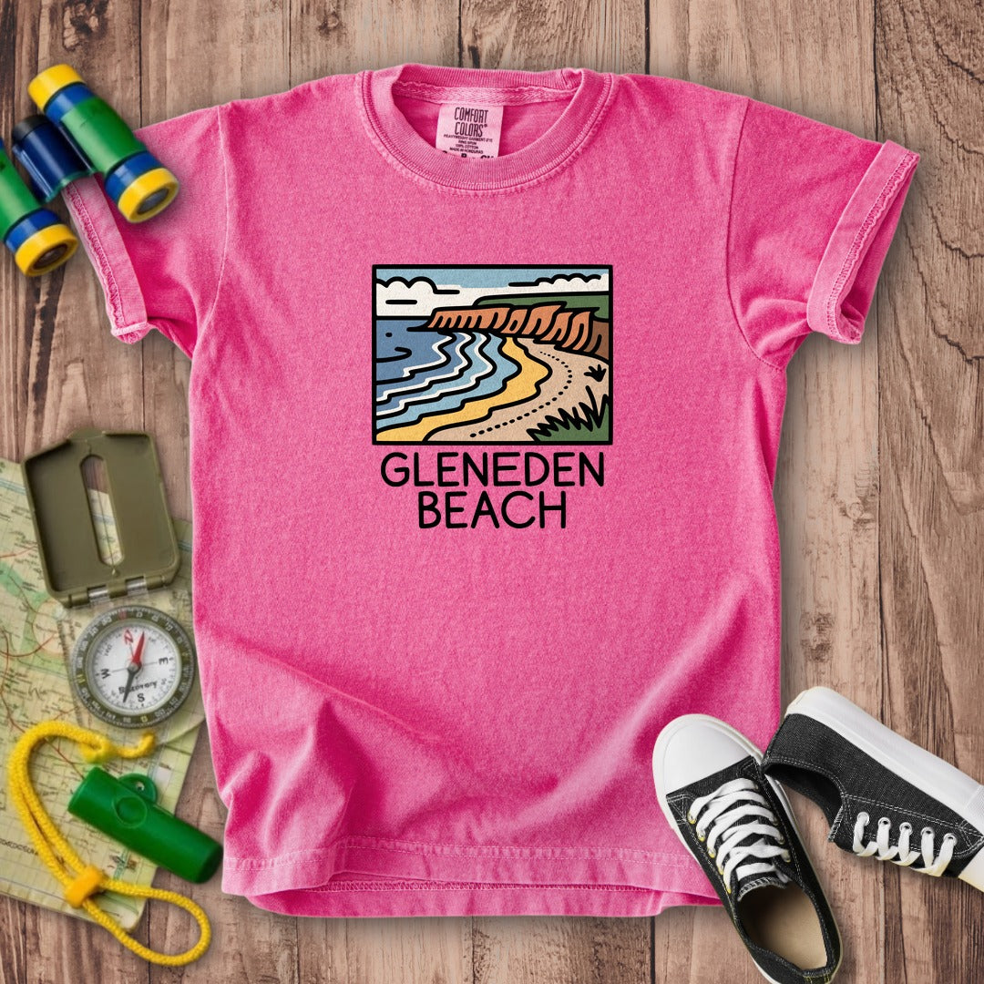 Gleneden Beach Kids Cotton T-Shirt