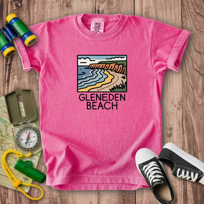 Gleneden Beach Kids Cotton T-Shirt