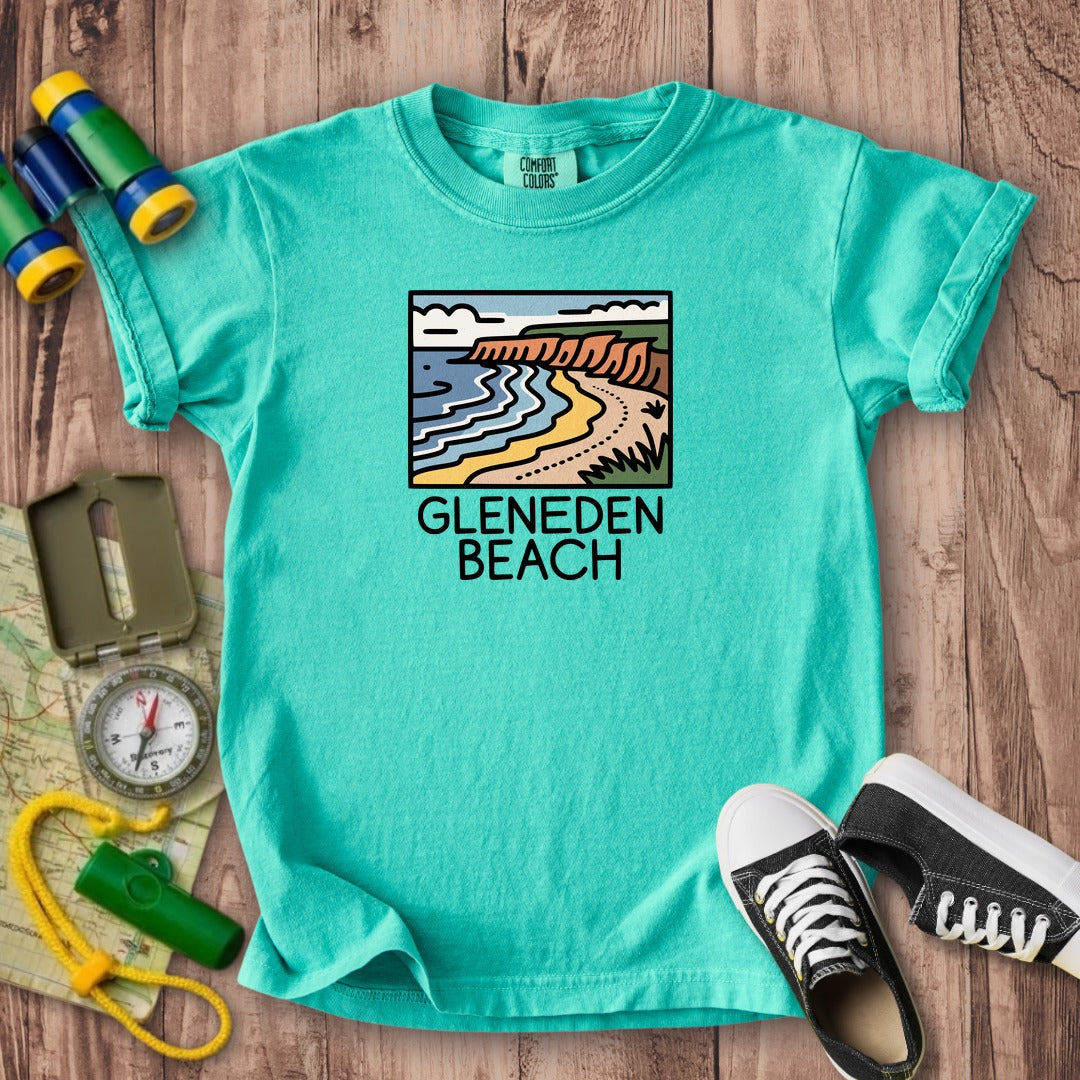 Gleneden Beach Kids Cotton T-Shirt