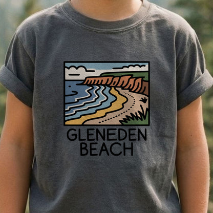 Gleneden Beach Kids Cotton T-Shirt