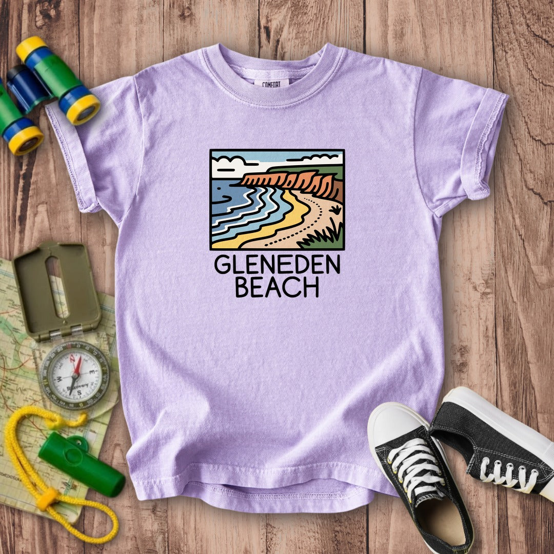 Gleneden Beach Kids Cotton T-Shirt