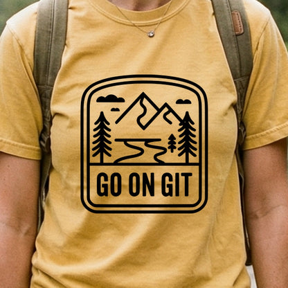 Go On Git Cotton T-Shirt