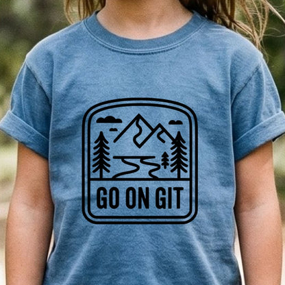 Go On Git Kids Cotton T-Shirt