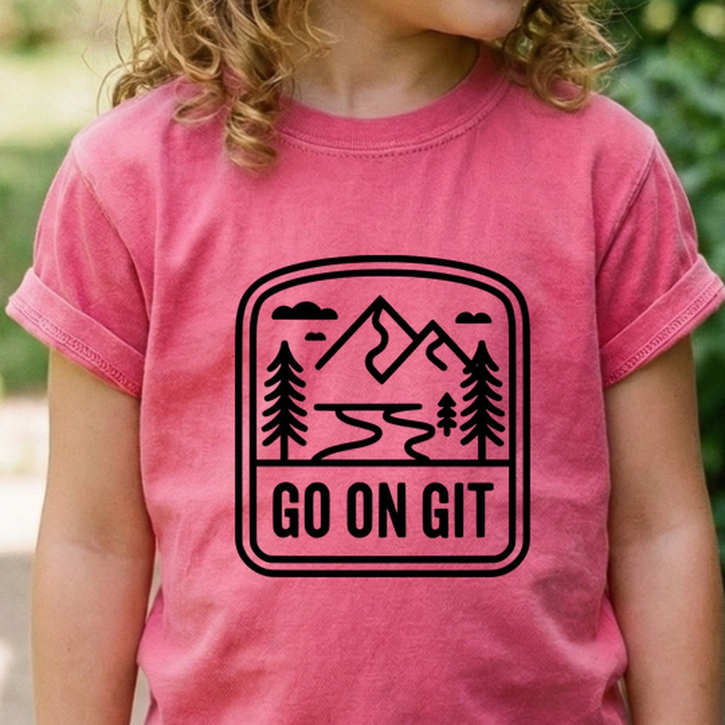 Go On Git Kids Cotton T-Shirt