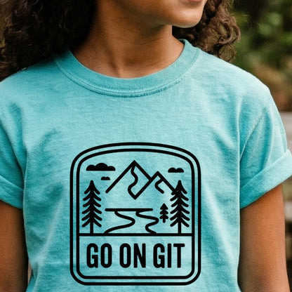 Go On Git Kids Cotton T-Shirt