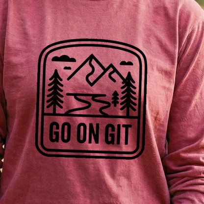 Go On Git Cotton Long Sleeve