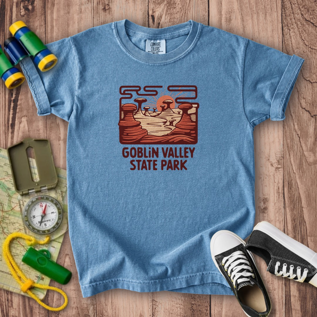Goblin Valley State Park Kids Cotton T-Shirt
