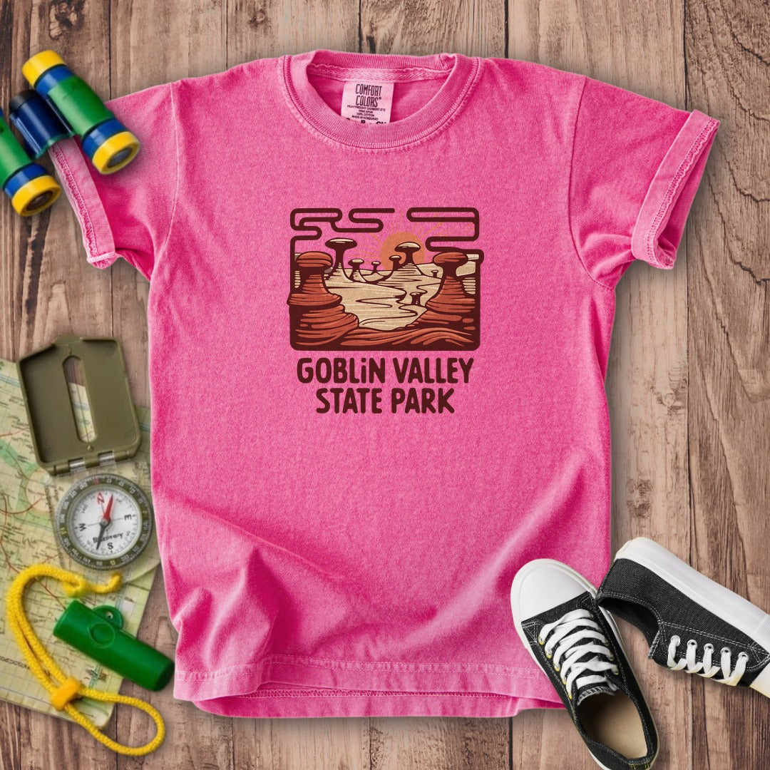 Goblin Valley State Park Kids Cotton T-Shirt