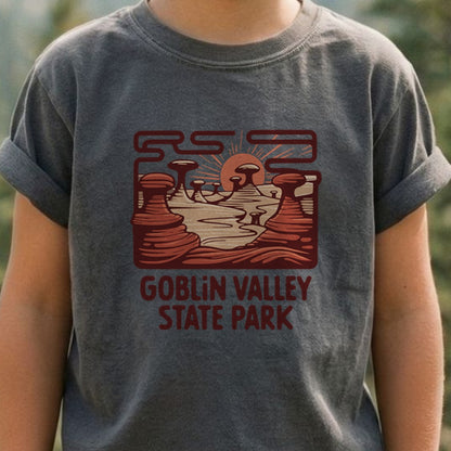 Goblin Valley State Park Kids Cotton T-Shirt