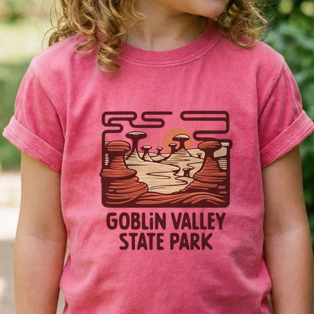 Goblin Valley State Park Kids Cotton T-Shirt