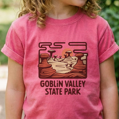 Goblin Valley State Park Kids Cotton T-Shirt