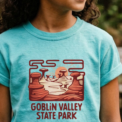 Goblin Valley State Park Kids Cotton T-Shirt