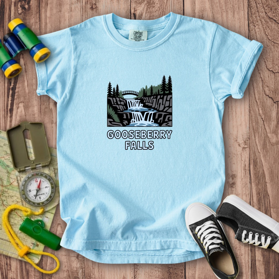 Gooseberry Falls State Park Kids Cotton T-Shirt