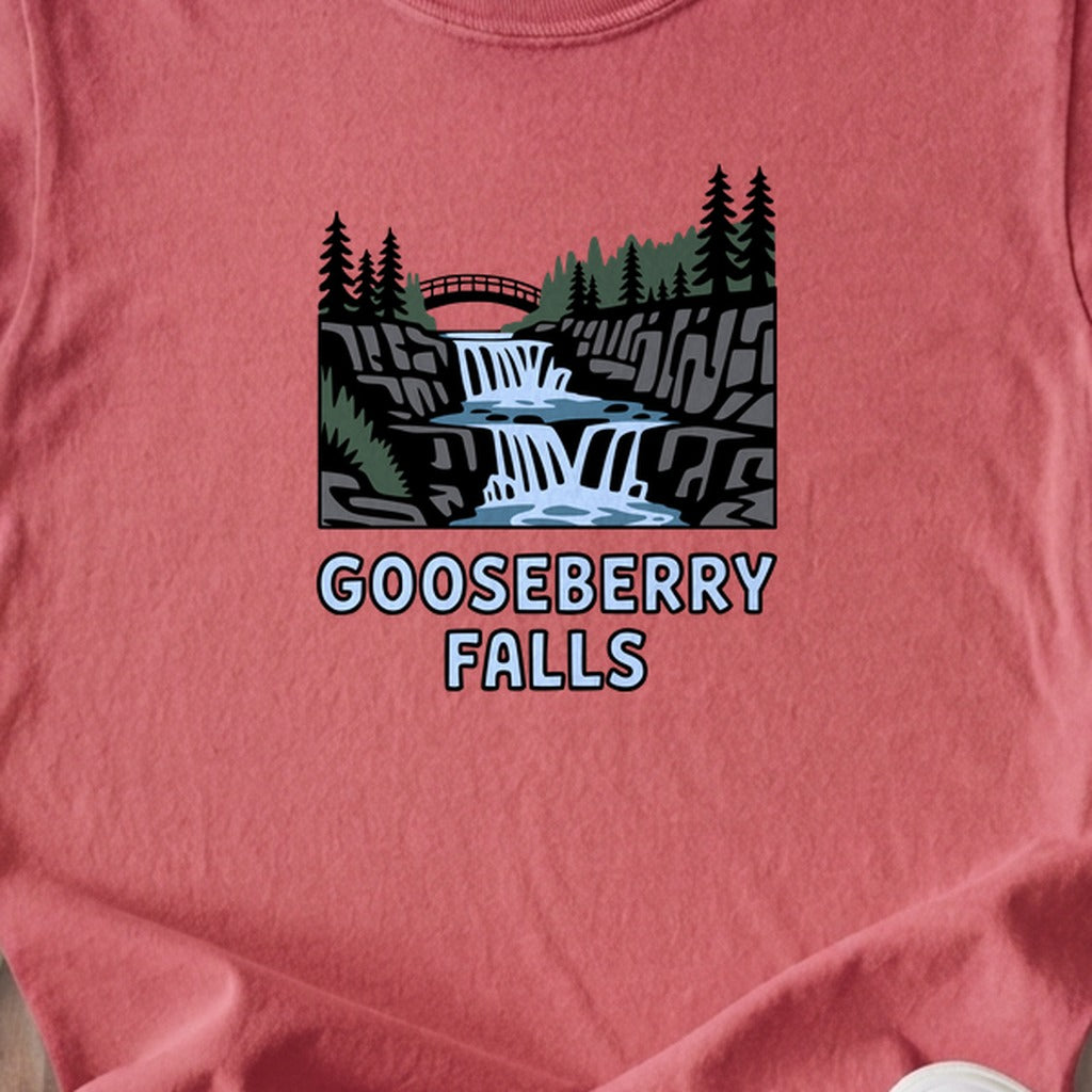 Gooseberry Falls State Park Kids Cotton T-Shirt