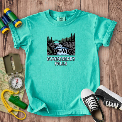 Gooseberry Falls State Park Kids Cotton T-Shirt