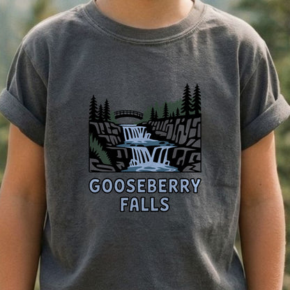 Gooseberry Falls State Park Kids Cotton T-Shirt