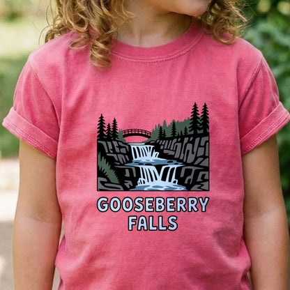 Gooseberry Falls State Park Kids Cotton T-Shirt