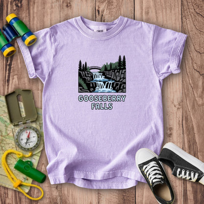 Gooseberry Falls State Park Kids Cotton T-Shirt