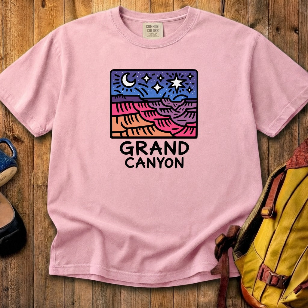 Grand Canyon at Night Cotton T-Shirt