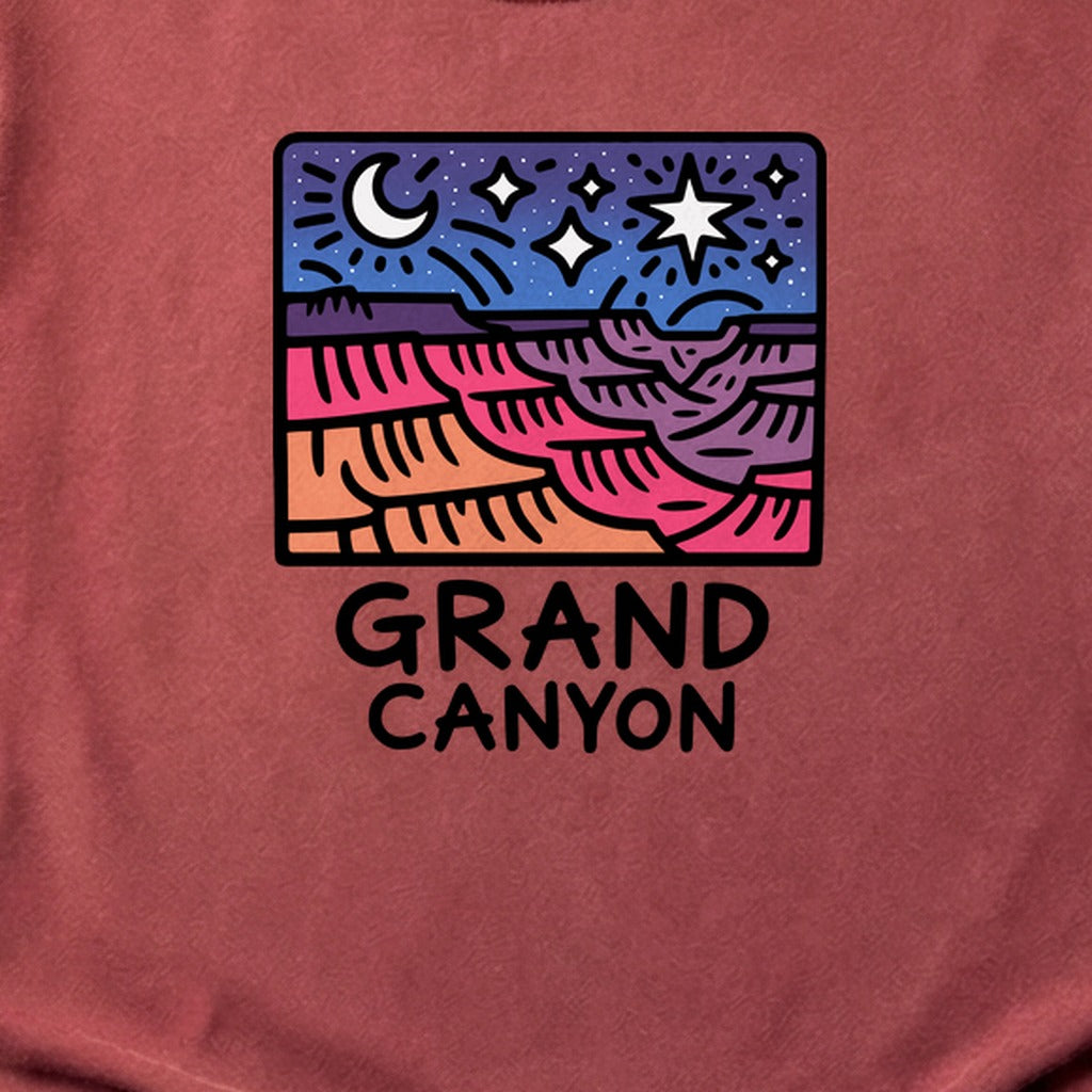Grand Canyon at Night Cotton T-Shirt