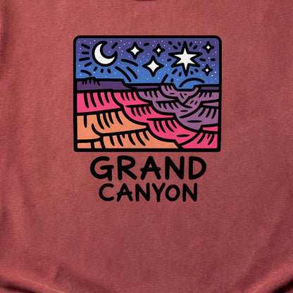 Grand Canyon at Night Cotton T-Shirt