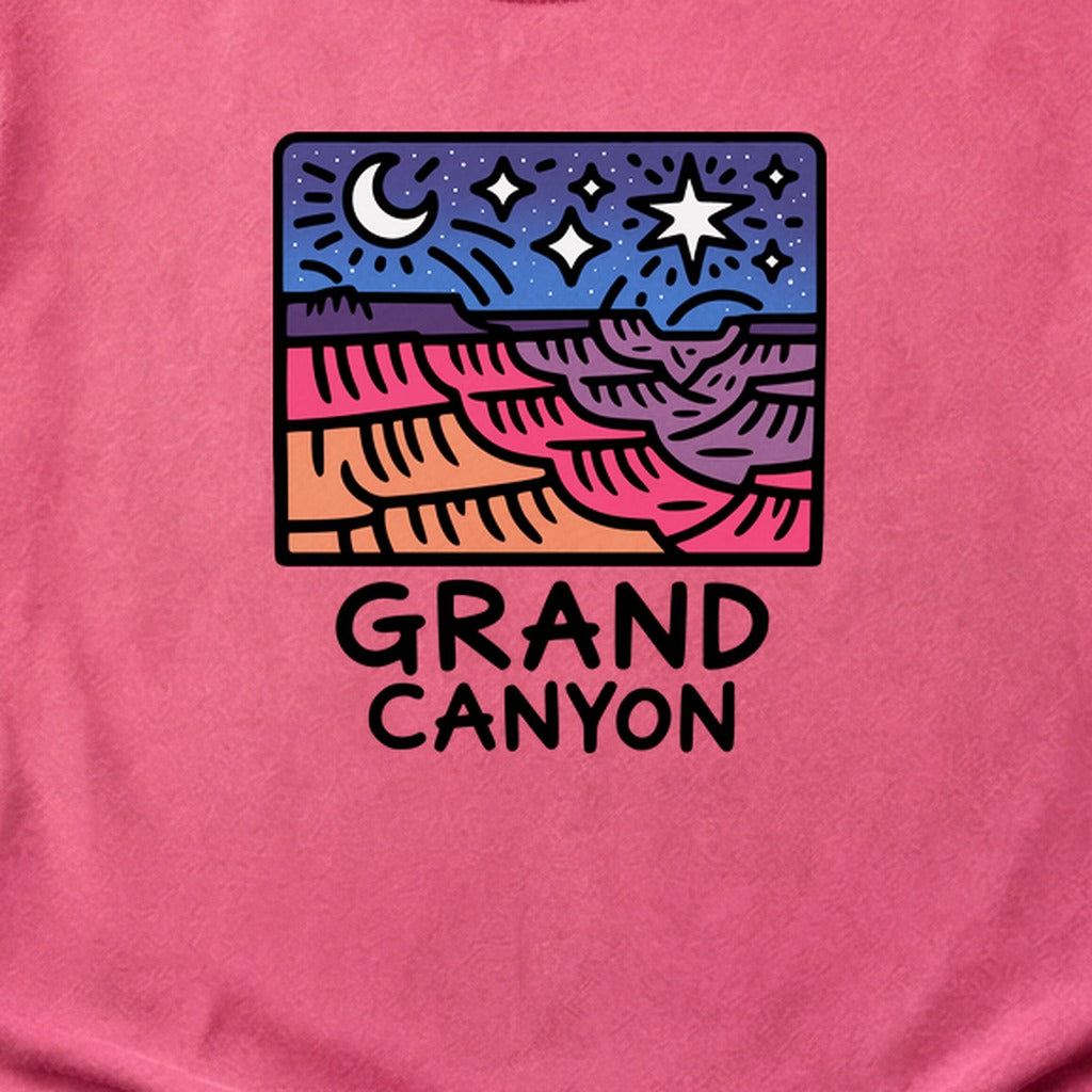 Grand Canyon at Night Cotton T-Shirt