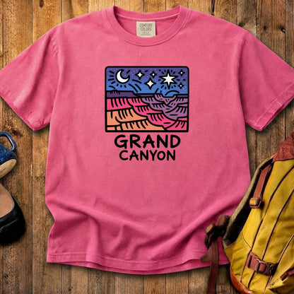 Grand Canyon at Night Cotton T-Shirt