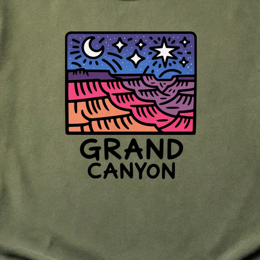 Grand Canyon at Night Cotton T-Shirt