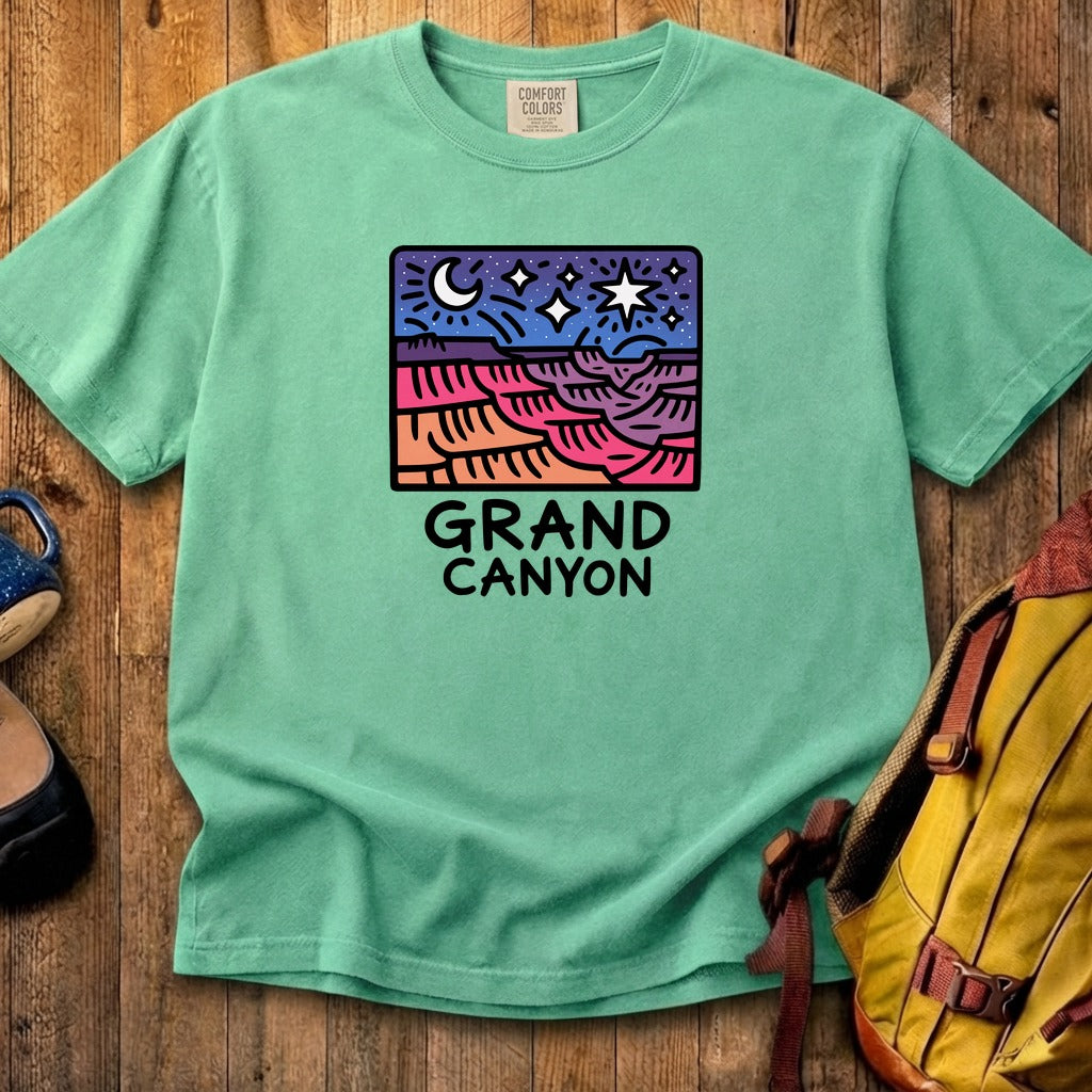 Grand Canyon at Night Cotton T-Shirt