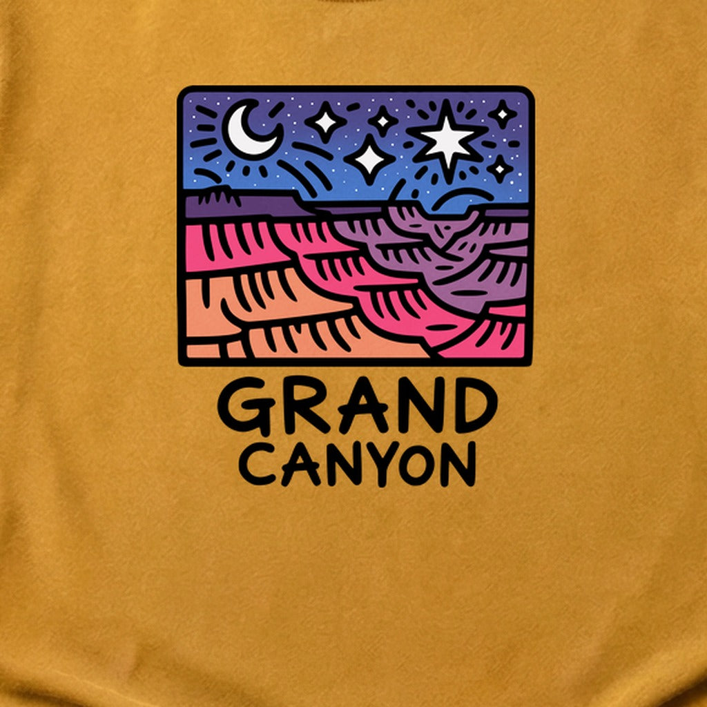 Grand Canyon at Night Cotton T-Shirt