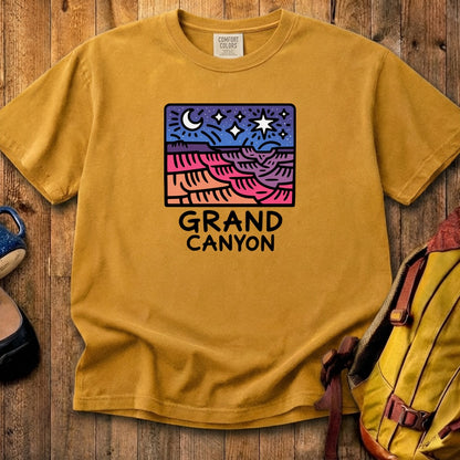 Grand Canyon at Night Cotton T-Shirt