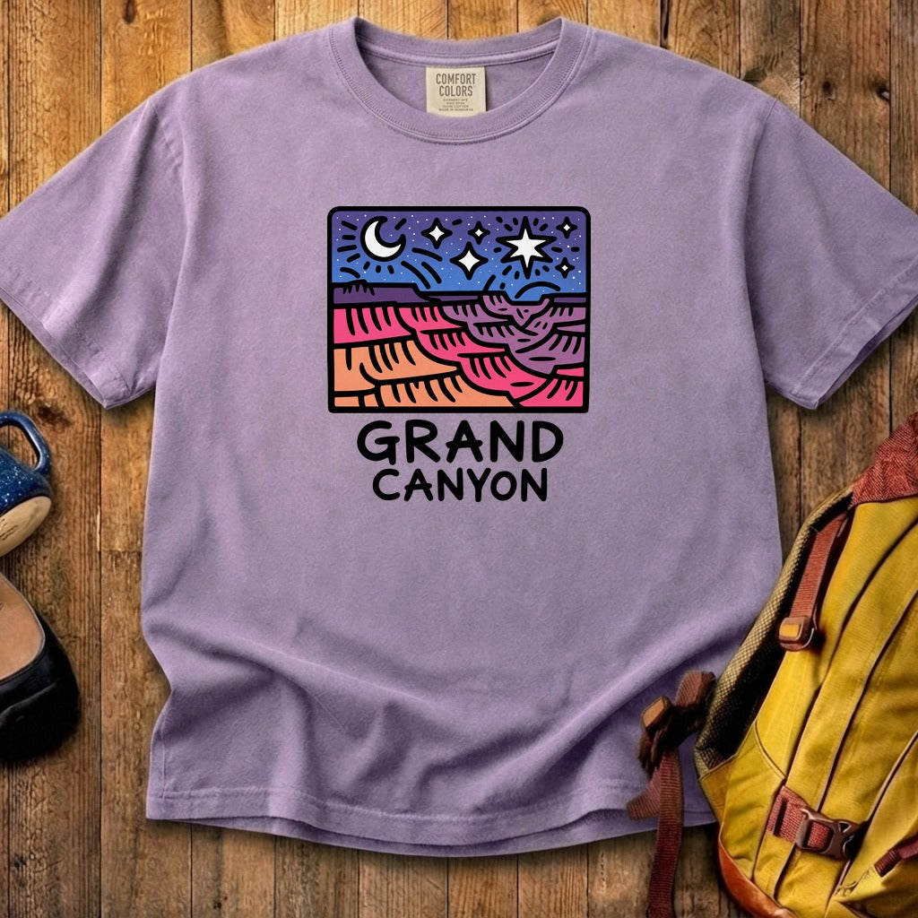 Grand Canyon at Night Cotton T-Shirt