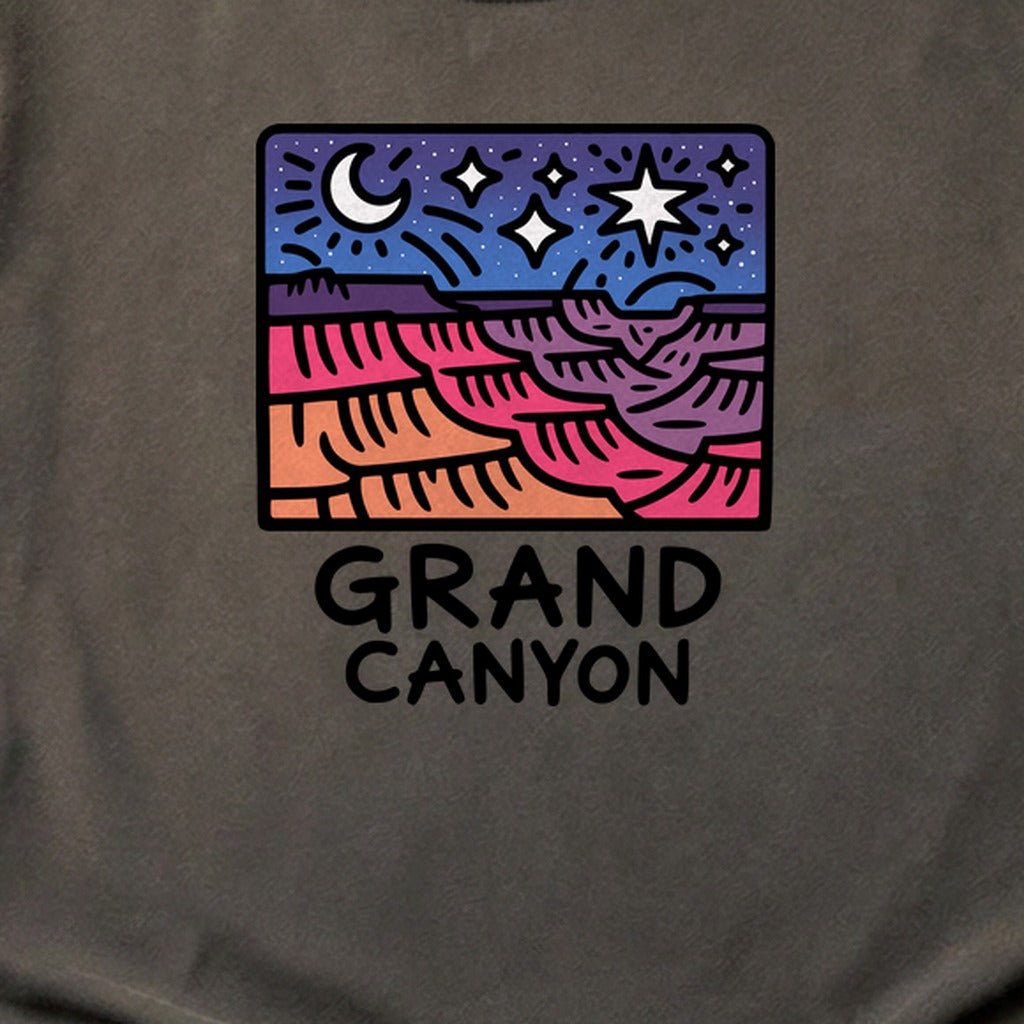 Grand Canyon at Night Cotton T-Shirt