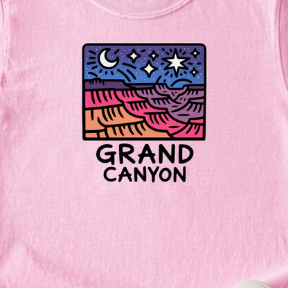 Grand Canyon at Night Kids Cotton T-Shirt