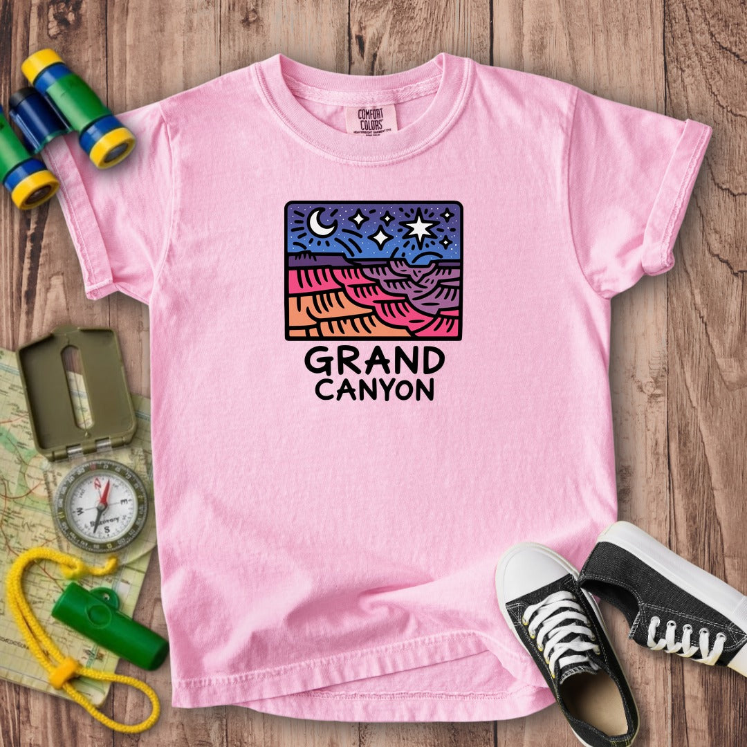 Grand Canyon at Night Kids Cotton T-Shirt