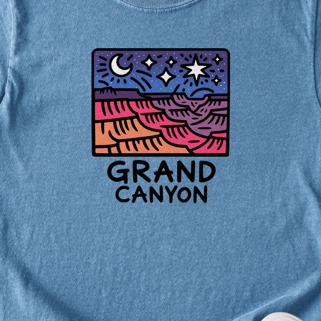 Grand Canyon at Night Kids Cotton T-Shirt