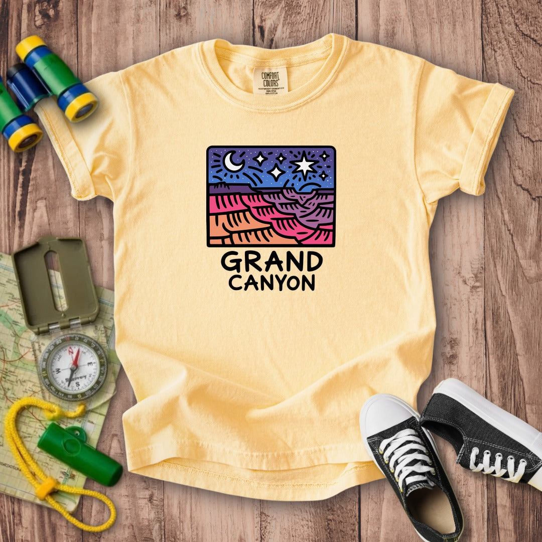 Grand Canyon at Night Kids Cotton T-Shirt