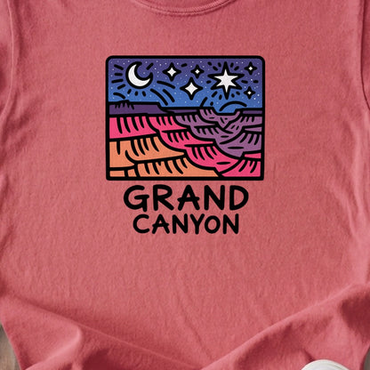 Grand Canyon at Night Kids Cotton T-Shirt