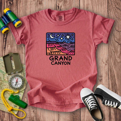 Grand Canyon at Night Kids Cotton T-Shirt