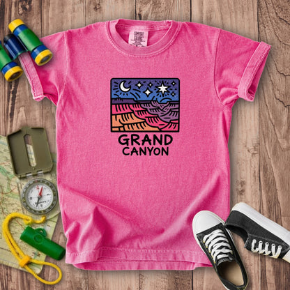 Grand Canyon at Night Kids Cotton T-Shirt