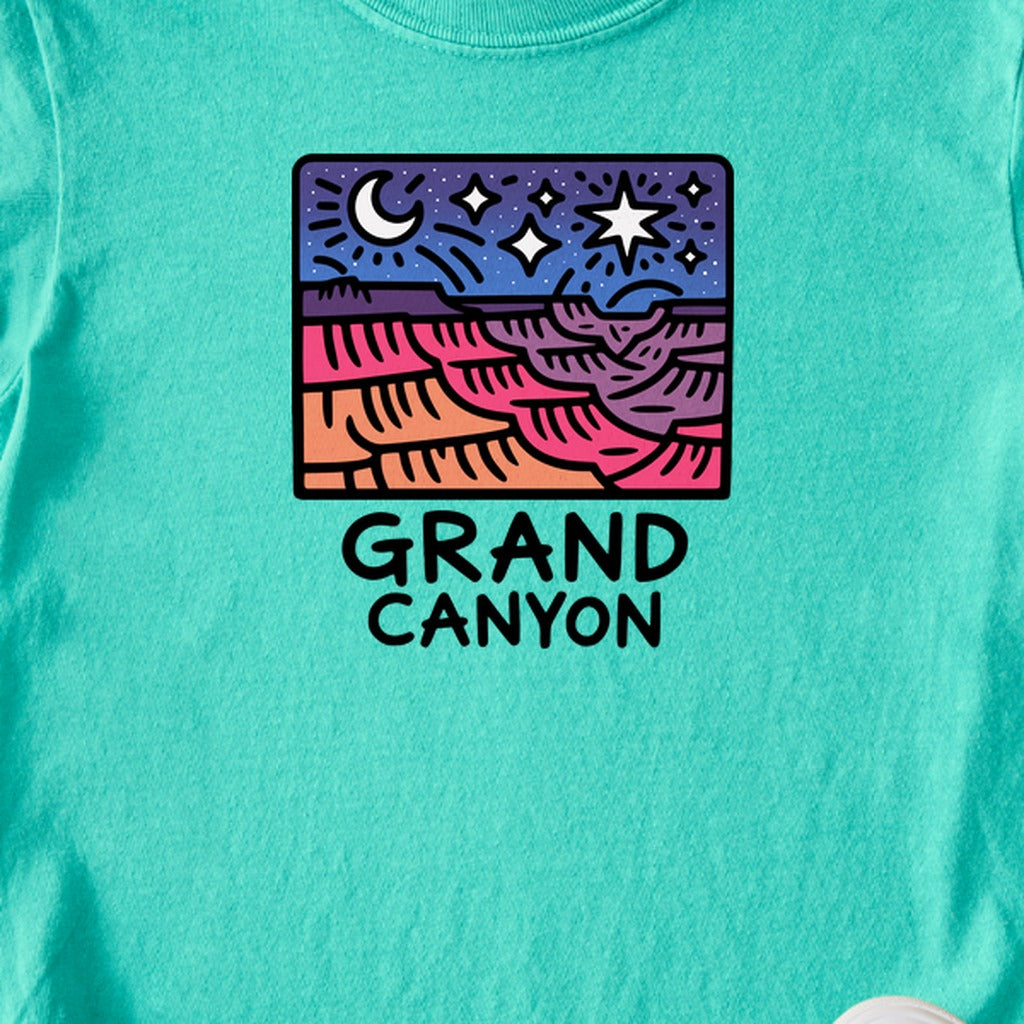 Grand Canyon at Night Kids Cotton T-Shirt