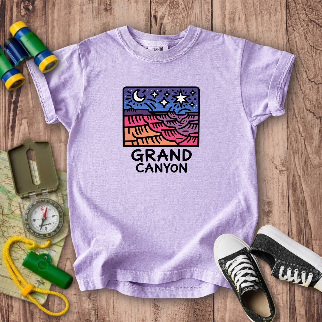 Grand Canyon at Night Kids Cotton T-Shirt