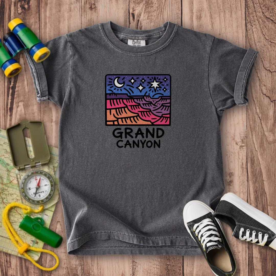 Grand Canyon at Night Kids Cotton T-Shirt