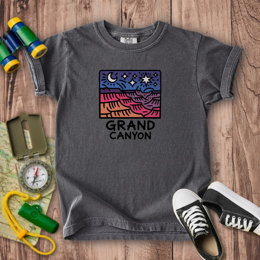 Grand Canyon at Night Kids Cotton T-Shirt