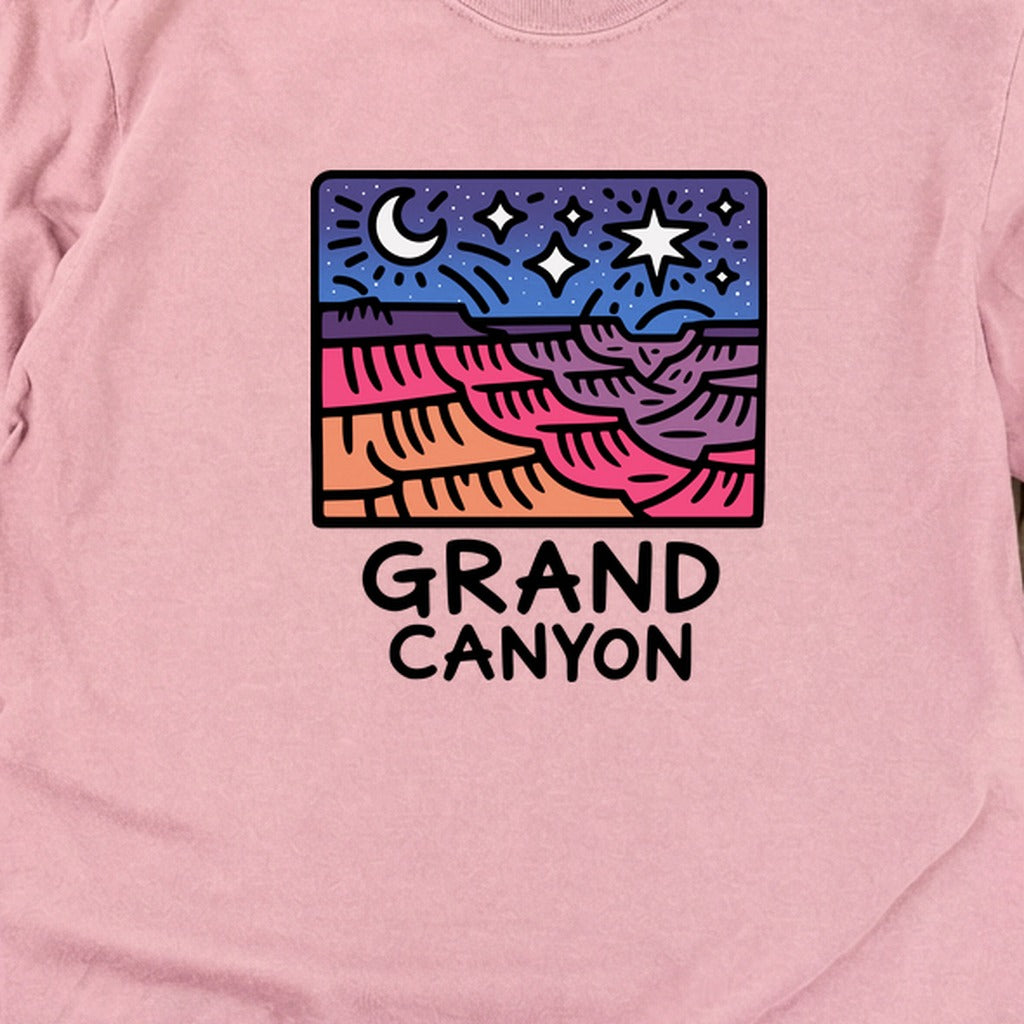 Grand Canyon at Night Cotton Long Sleeve